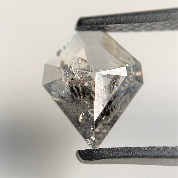 0.76 Ct Natural light Gray Color Geometry shape 8.02 mm x 6.75 mm x 2.05 mm size Natural Loose diamond, fancy Shape Loose Diamond SJ94/44
