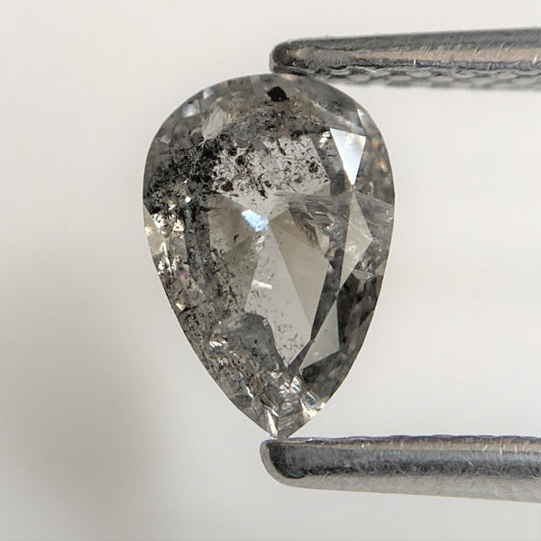 0.79 Ct Natural Loose Beautiful Pear shape Rustic Diamond, 7.20 mm x 4.97 mm x 2.77 mm Pear cut loose diamond SJ94/55