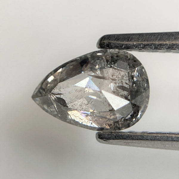 0.79 Ct Natural Loose Beautiful Pear shape Rustic Diamond, 7.20 mm x 4.97 mm x 2.77 mm Pear cut loose diamond SJ94/55