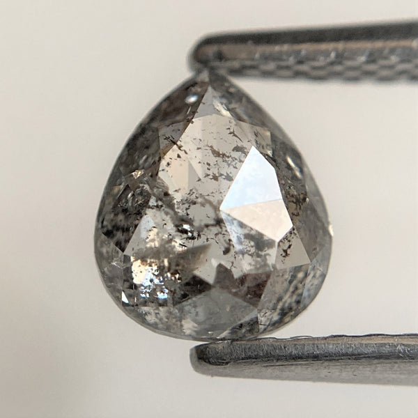 0.85 Ct Natural Loose Beautiful Pear shape Rustic Diamond, 6.54 mm x 5.51 mm x 2.80 mm Pear cut loose diamond SJ94/59