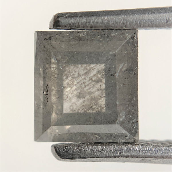 1.46 Ct Fancy Grey Square Shape Natural Loose Diamond, 6.10 mm x 5.78 mm x 3.63 mm Fancy Loose Diamond SJ93/74