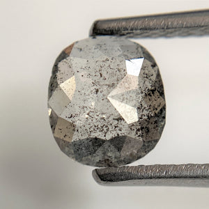 0.74 Ct Oval Cut Fancy Gray Color Natural Loose Diamond, 6.79 mm x 6.00 mm x 2.14 mm Grey Oval Shape Rose Cut Natural Loose Diamond SJ94/71