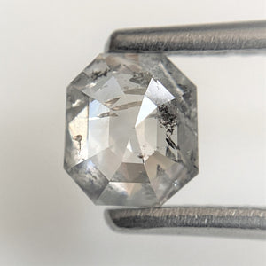 0.76 Ct Fancy Grey Emerald Cut 5.33 mm x 4.70 mm x 2.97 mm Natural Loose Diamond Excellent Diamond quality Use for Jewelry making SJ94/88