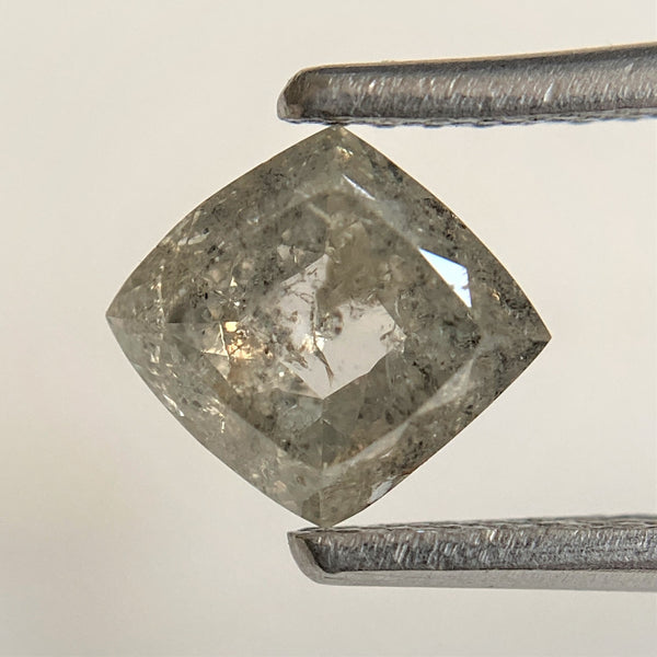 1.01 Ct Antique shape Natural Loose Diamond 7.21 mm x 6.52 mm x 3.08 mm Fancy Grey Color Use for Jewellery making SJ94/26