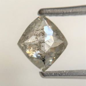 1.01 Ct Antique shape Natural Loose Diamond 7.21 mm x 6.52 mm x 3.08 mm Fancy Grey Color Use for Jewellery making SJ94/26