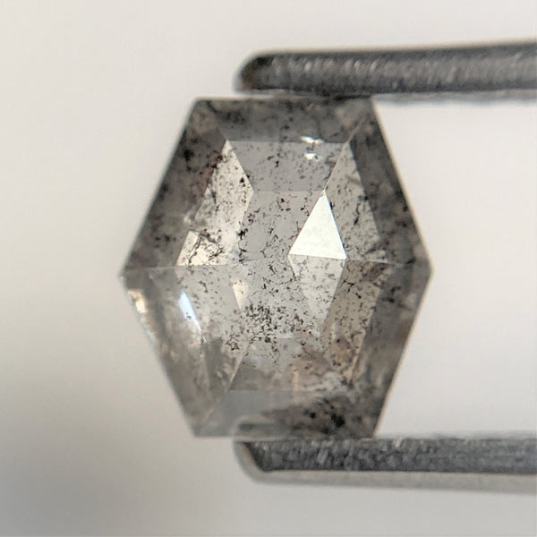 1.02 Ct Natural Loose Diamond Elongated Hexagon Shape Fancy Color 6.18 mm x 6.60 mm x 2.93 mm Natural Hexagon Diamond SJ94/32