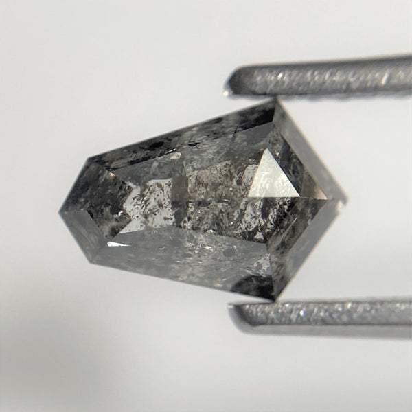 1.05 Ct Grey Natural Shield Shape Natural Loose Diamond, 7.97 mm x 5.53 mm x 3.36 mm Shield Shape Loose Diamond best for rings SJ95/01