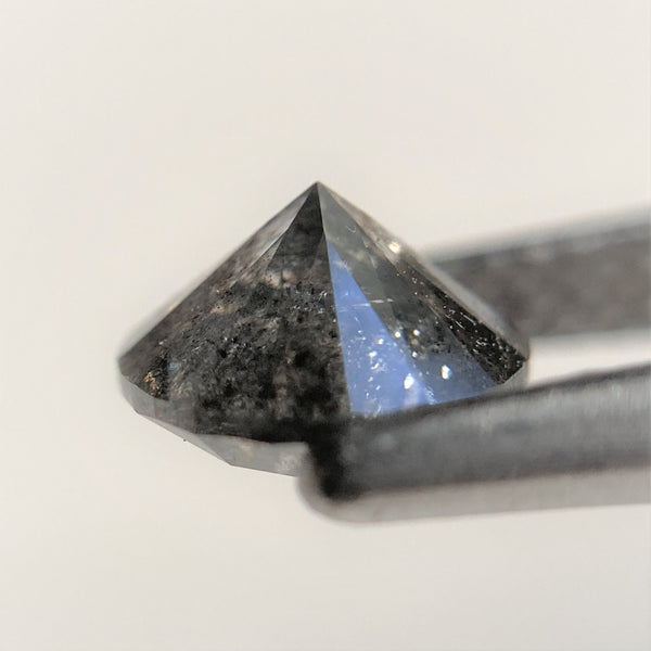 1.19 Ct Natural loose diamond 6.51 mm x 4.14 mm gray round brilliant cut diamond best for engagement & wedding rings SJ97-18