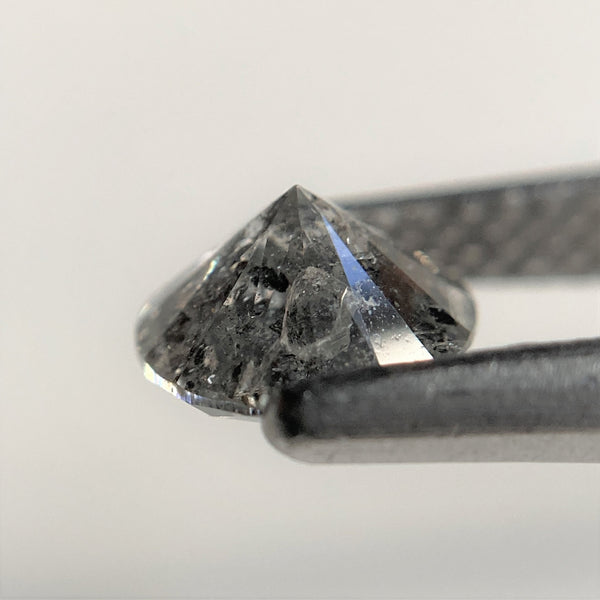 0.81 Ct Natural loose diamond 5.99 mm x 3.51 mm gray round brilliant cut diamond best for engagement & wedding rings SJ97-19