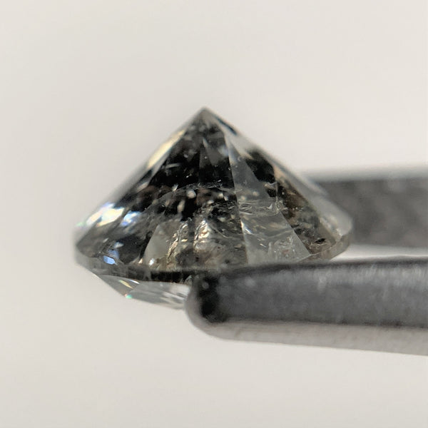 1.03 Ct Natural loose diamond 6.20 mm x 4.04 mm gray round brilliant cut diamond best for engagement & wedding rings SJ97-20