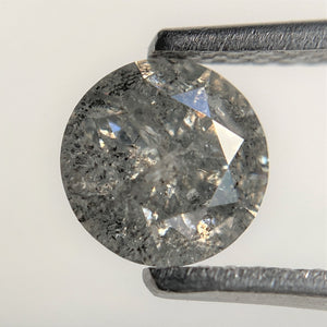 0.91 Ct Natural loose diamond 6.14 mm x 3.81 mm gray round brilliant cut diamond best for engagement & wedding rings SJ97-17