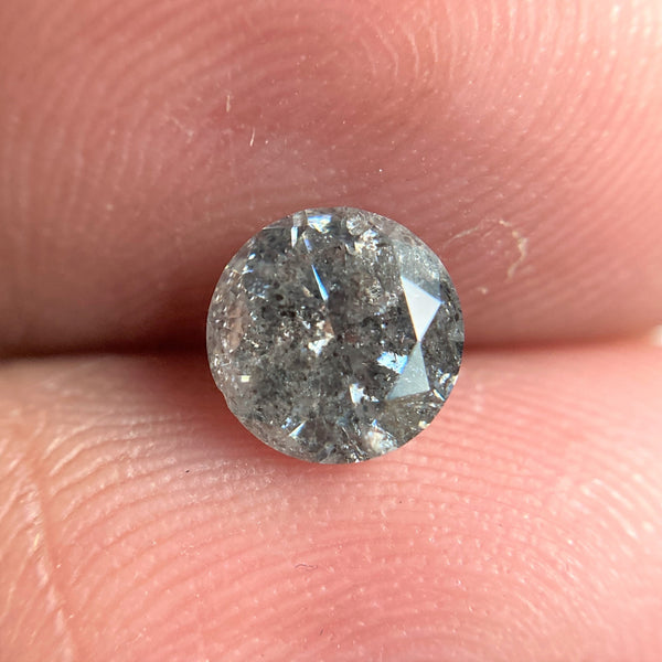 0.81 Ct Natural loose diamond 5.99 mm x 3.51 mm gray round brilliant cut diamond best for engagement & wedding rings SJ97-19