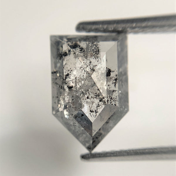 1.93 CT Grey Color Geometric shape Loose Diamond 10.72 mm x 7.05 mm x 2.86 mm Pentagon Cut Diamond Use for Jewelry SJ88-63