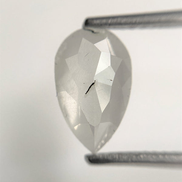 1.93 Ct Black color Natural Pear Shape Loose Diamond, 10.27 x 6.33 x 3.36 mm Natural Loose Diamond Pear Shape Black Grey Color SJ88-40