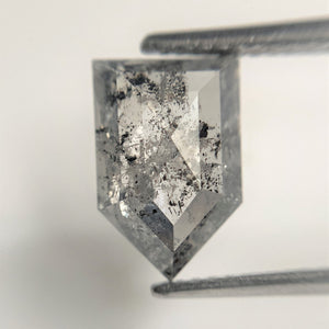 1.93 CT Grey Color Geometric shape Loose Diamond 10.72 mm x 7.05 mm x 2.86 mm Pentagon Cut Diamond Use for Jewelry SJ88-63