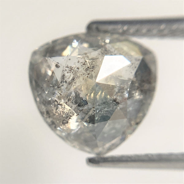 2.60 Carat 9.05 mm x 8.77 mm x 4.35 mm Natural Fancy Grey color Triangle Shape loose Diamond, Polished Diamond best for engagement  SJ88-64