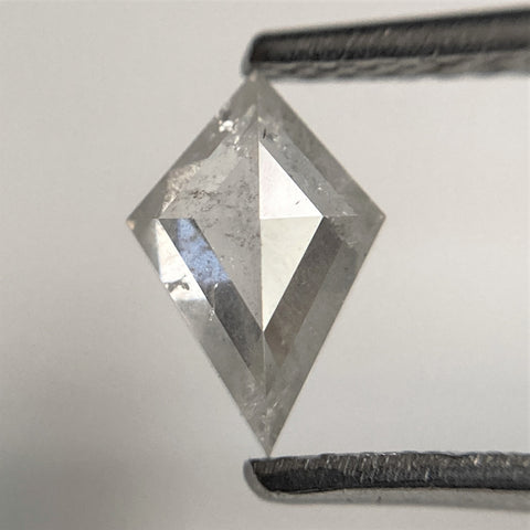 0.67 Ct Natural loose diamond Kite Shape Salt and Pepper, 7.70 mm x 5.15 mm x 2.66 mm, Gray Kite shape natural diamond, SJ101-83