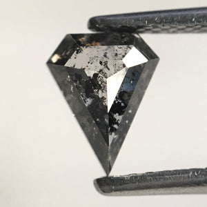 0.57 Ct Natural Loose Diamond Shield Shape salt and Pepper 5.60 MM x 7.05 MM x 2.12 MM Fancy cut Natural diamond SJ77-50