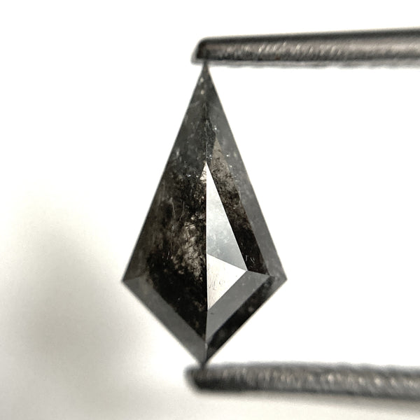 0.85 Ct Natural Loose Diamond Kite Shape Salt and Pepper, 9.52 mm x 5.21 mm x 2.73 mm Geometric shape natural diamond for Jewelry SJ102-07