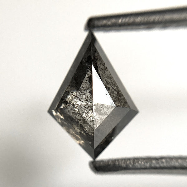 0.84 Ct Natural Loose Diamond Kite Shape Salt and Pepper, 8.06 mm x 5.68 mm x 2.90 mm Geometric shape natural diamond for Jewelry SJ102-14