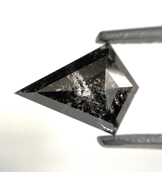 1.21 Ct Natural Loose Diamond Kite Shape Salt and Pepper, 9.10 mm x 6.88 mm x 2.91 mm Geometric shape natural diamond for Jewelry SJ102-20