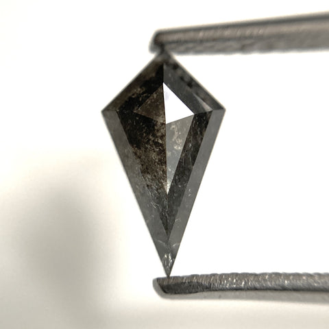 0.85 Ct Natural Loose Diamond Kite Shape Salt and Pepper, 9.52 mm x 5.21 mm x 2.73 mm Geometric shape natural diamond for Jewelry SJ102-07