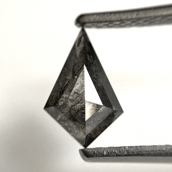 0.74 Ct Natural Loose Diamond Kite Shape Salt and Pepper, 8.54 mm x 5.43 mm x 2.92 mm Geometric shape natural diamond for Jewelry SJ102-09