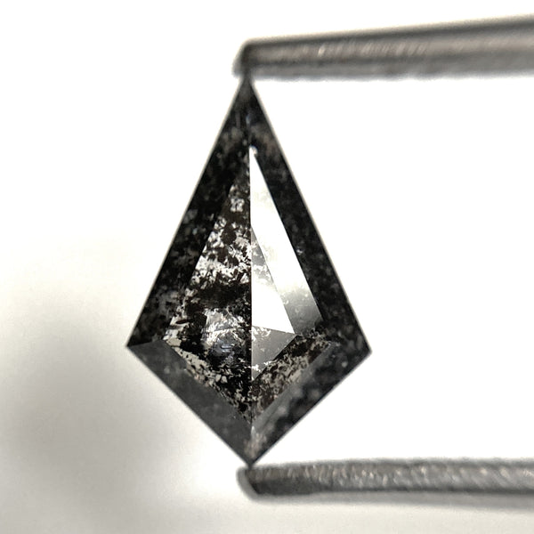 0.90 Ct Natural Loose Diamond Kite Shape Salt and Pepper, 9.88 mm x 6.15 mm x 2.67 mm Geometric shape natural diamond for Jewelry SJ102-16