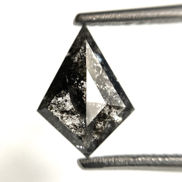 1.06 Ct Natural Loose Diamond Kite Shape Salt and Pepper, 9.88 mm x 7.29 mm x 2.25 mm Geometric shape natural diamond for Jewelry SJ102-18
