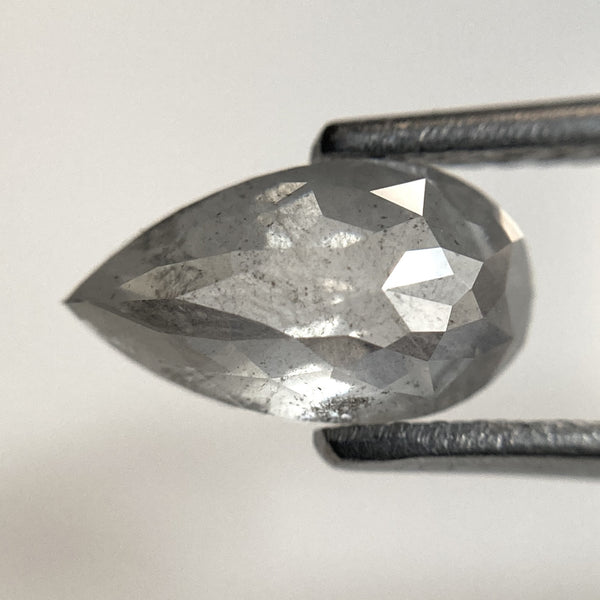 1.59 Ct Pear Shape natural loose diamond, 9.39 mm x 5.35 mm x 3.62 mm Full rose-cut pear shape natural loose diamond, SJ103-34