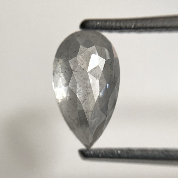 1.59 Ct Pear Shape natural loose diamond, 9.39 mm x 5.35 mm x 3.62 mm Full rose-cut pear shape natural loose diamond, SJ103-34